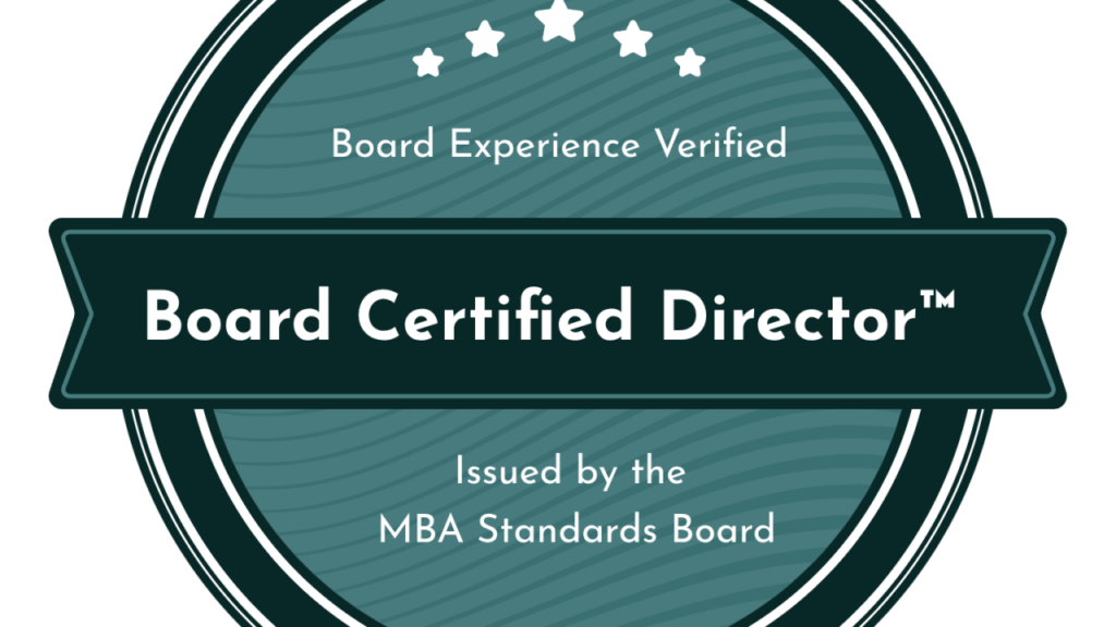 Board Certified Director